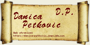 Danica Petković vizit kartica
